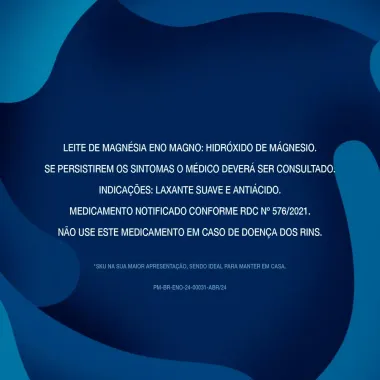 Leite de Magnésia EnoMagno Sabor Tradicional 120ml