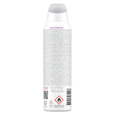 Desodorante Rexona Aerosol Controle Inteligente de Odor e Suor Active Emotion Dry 72h Antitranspirante 150ml