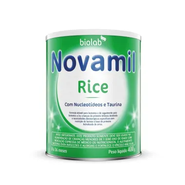 Novamil Rice Fórmula Infantil para Lactentes 400g