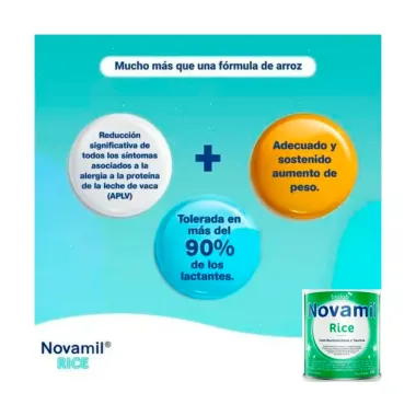 Novamil Rice Fórmula Infantil para Lactentes 400g