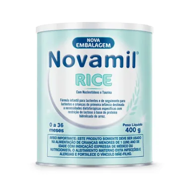 Novamil Rice F&oacute;rmula Infantil para Lactentes 400g