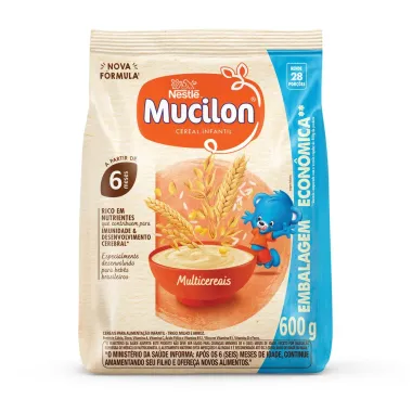 Mucilon Multicereais Cereal Infantil Sachê 600g