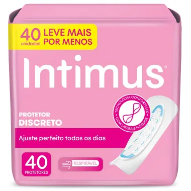 Protetor Diário Intimus Discreto Ultrafino 40 Unidades