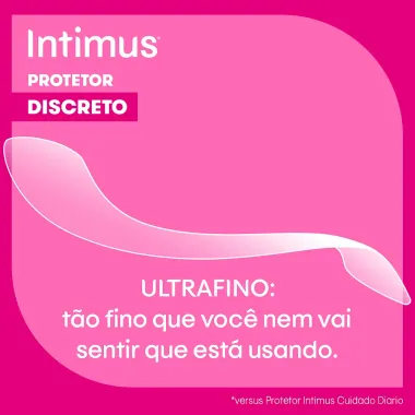 Protetor Diário Intimus Discreto Ultrafino 40 Unidades