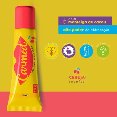 Hidratante Labial Carmed Sabor Cereja 10g