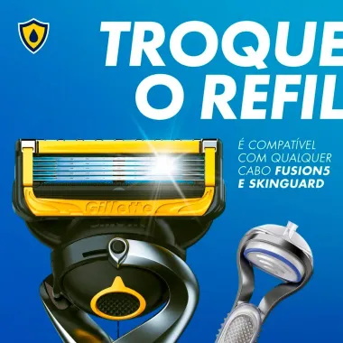 Carga para Aparelho de Barbear Gillette Proshield com  2 Unidades