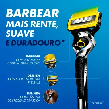 Carga para Aparelho de Barbear Gillette Proshield com  2 Unidades