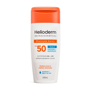 Protetor Solar Corporal Helioderm Suncare FPS 50 200ml