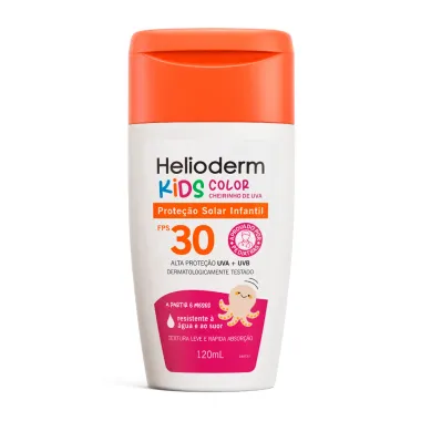 Protetor Solar Infantil Helioderm Suncare Kids Color FPS 30 120ml