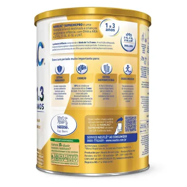 F&oacute;rmula Infantil Nanlac Supreme PRO 800g