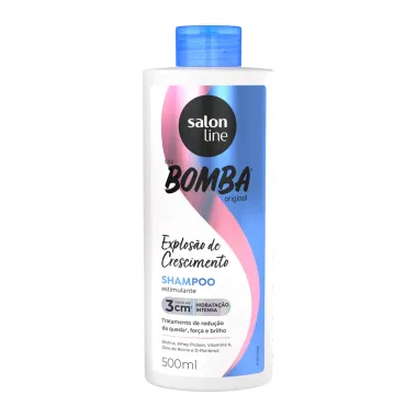 Shampoo Estimulante Salon Line SOS Bomba Original Explos&atilde;o de Crescimento 500ml