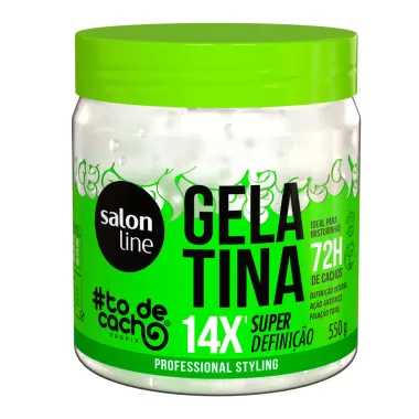 Gelatina Salon Line To de Cacho Super Defini&ccedil;&atilde;o 550g
