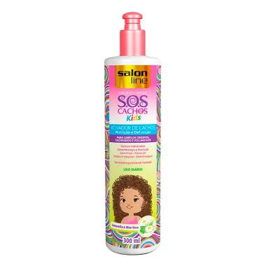 Ativador de Cachos Infantil Salon Line S.O.S Cachos Kids com 300ml