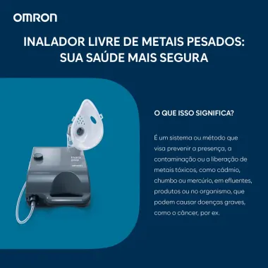 Inalador Ar Comprimido Omron InalaPop NE-C704