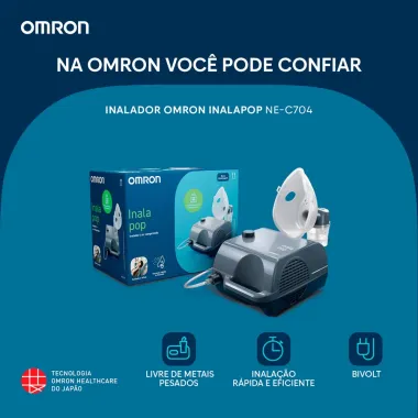 Inalador Ar Comprimido Omron InalaPop NE-C704