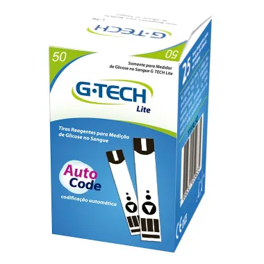 G-Tech Lite Tira Teste com 50 Unidades