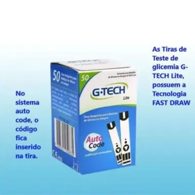 G-Tech Lite Tira Teste com 50 Unidades