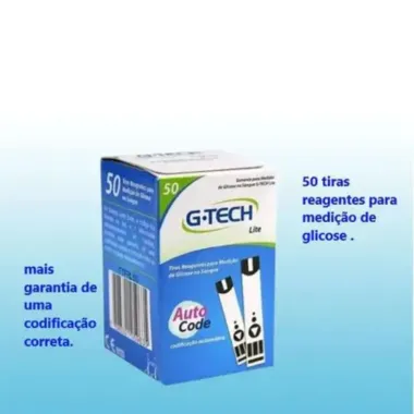 G-Tech Lite Tira Teste com 50 Unidades