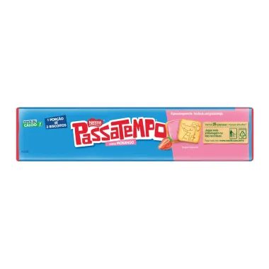 Biscoito Nestlé Passatempo Recheado Morango 130g