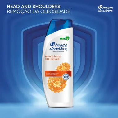 Shampoo Head & Shoulders Remo&ccedil;&atilde;o da Oleosidade 200ml