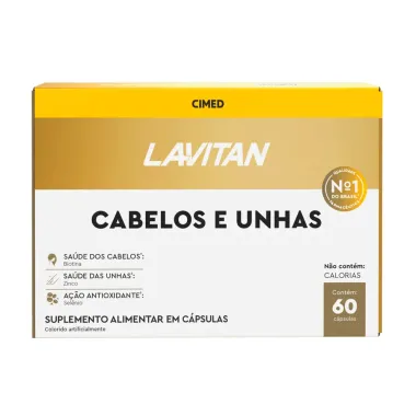 Lavitan Cabelos e Unhas 60 Cápsulas