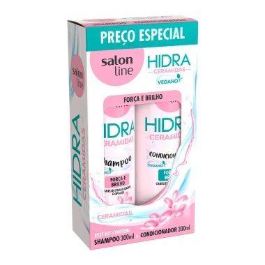 Kit Shampoo + Condicionador Salon Line Hidra Ceramidas com 300ml cada