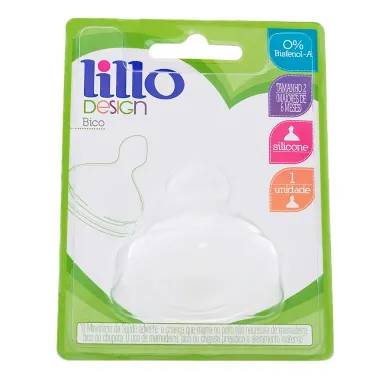 Bico de Mamadeira Lillo Design em Silicone 6+ Meses com 1 Unidade