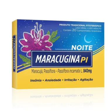 Calmante Fitoterápico Maracugina PI 840mg 20 comprimidos
