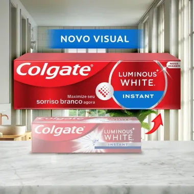 Creme Dental Colgate Luminous White Instant com 70g