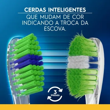 Escovas Dental Oral-B Clean Indicator Color Collection Macia 4 Unidades
