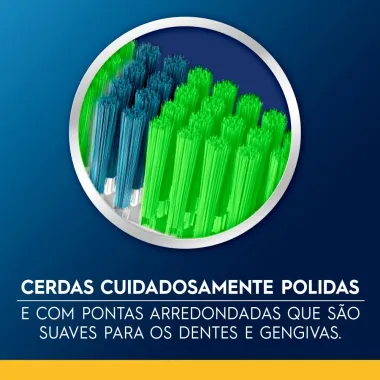 Escovas Dental Oral-B Clean Indicator Color Collection Macia 4 Unidades