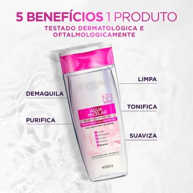 Banner Água Micelar L'oréal 400ml_2