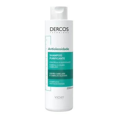 Dercos Vichy Shampoo Antioleosidade Purificante 200ml