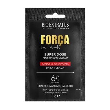 Super Dose Desmaia Cabelo Bio Extratus For&ccedil;a com Pimenta Sach&ecirc; com 30g