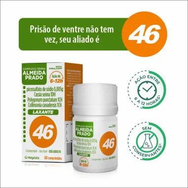 Complexo Senna Almeida Prado 46 com 60 Comprimidos