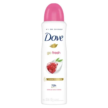 Desodorante Antitranspirante Aerosol Dove Go Fresh Romã e Verbena 150ml