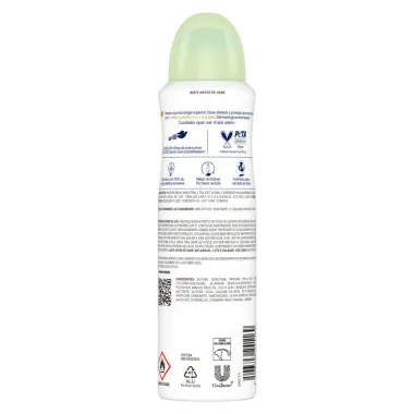 Desodorante Antitranspirante Aerosol Dove Go Fresh Pepino e Chá Verde 150ml