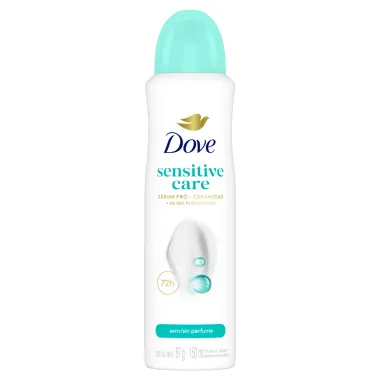 Desodorante Dove Sensitive Care Antitranspirante Aerosol Sem Perfume 150ml