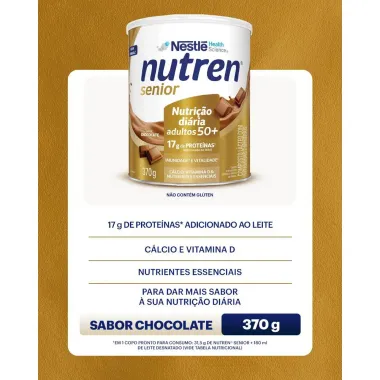 Nutren Senior Complemento Alimentar Chocolate 370g