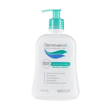 Dermovance S Loção Hidratante Pele Seca e Sensível 500ml