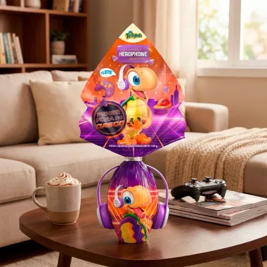 Ovo de P&aacute;scoa Arcor Ao Leite Tortuguita Headphone Bluetooth Cores Sortidas 100g