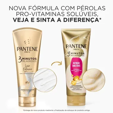 Condicionador Pantene Pro-V 3 Minutos Milagrosos Nutri&ccedil;&atilde;o Umectante 170ml