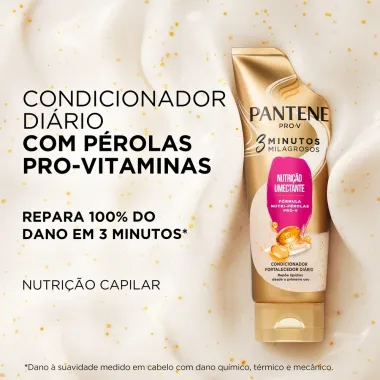 Condicionador Pantene Pro-V 3 Minutos Milagrosos Nutri&ccedil;&atilde;o Umectante 170ml