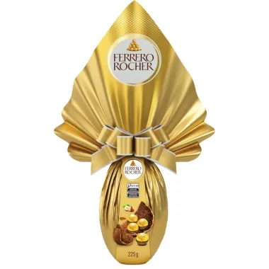 Ovo de P&aacute;scoa Ferrero Rocher ao Leite 225g