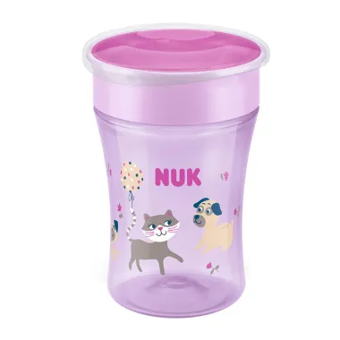 Copo de Transição Antivazamento Nuk Magic Cup 8+ Meses Azul 250ml Ref: PA750082-UG