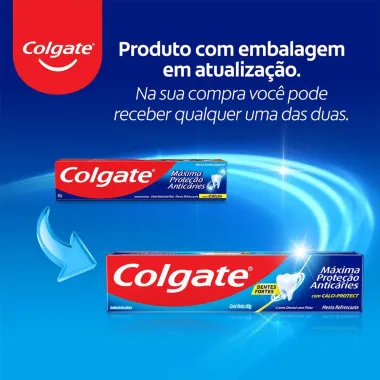 Creme Dental Colgate Máxima Proteção Anticáries com 90g