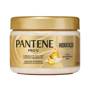 Máscara de Tratamento Pantene Hidratação 270ml Bisnaga