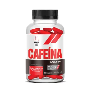Cafe&iacute;na Health Labs 120 C&aacute;psulas