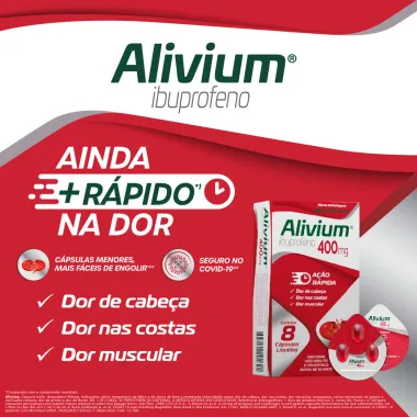 Alivium 400mg com 10 Cápsulas