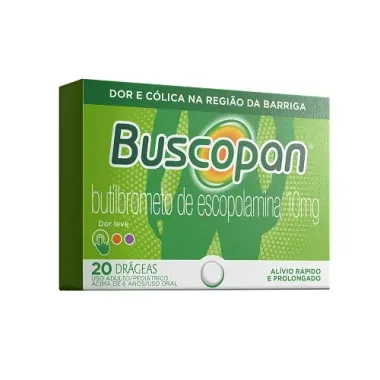 Buscopan Drágeas com 20 Unidades